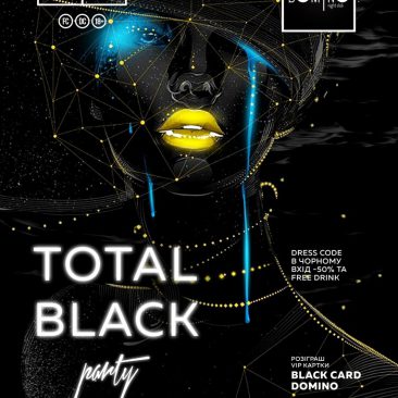 ? 3 БЕРЕЗНЯ ? TOTAL BLACK PARTY